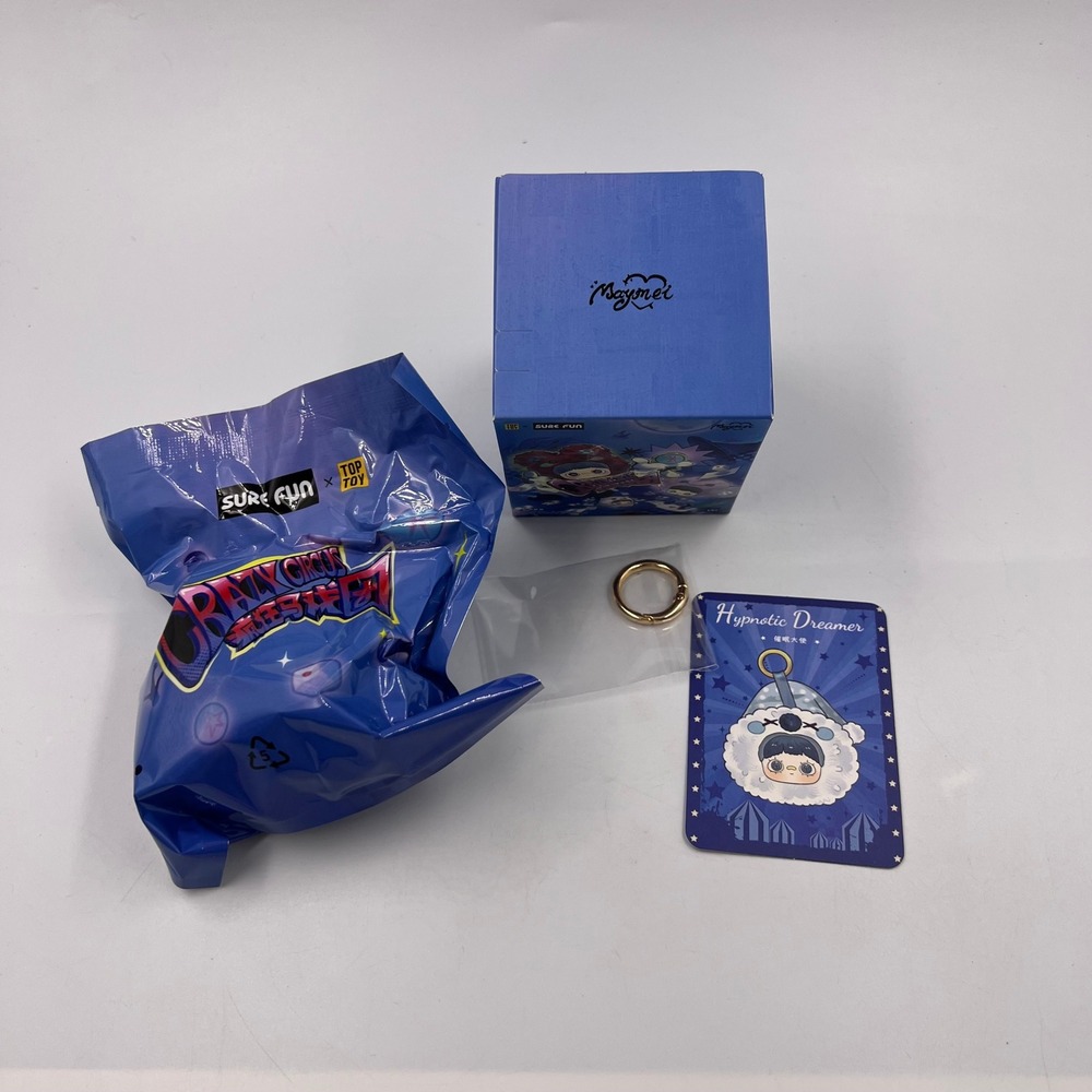 Maymei Crazy Circus Hypnotic Dreamer Plush Keychain Top Toy Blind Box Sealed Bag